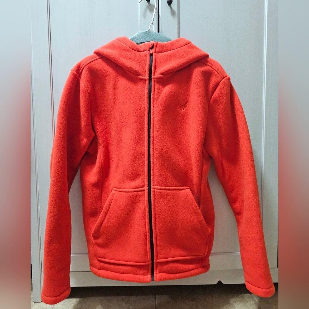 Orange Hood Zip Up Size S